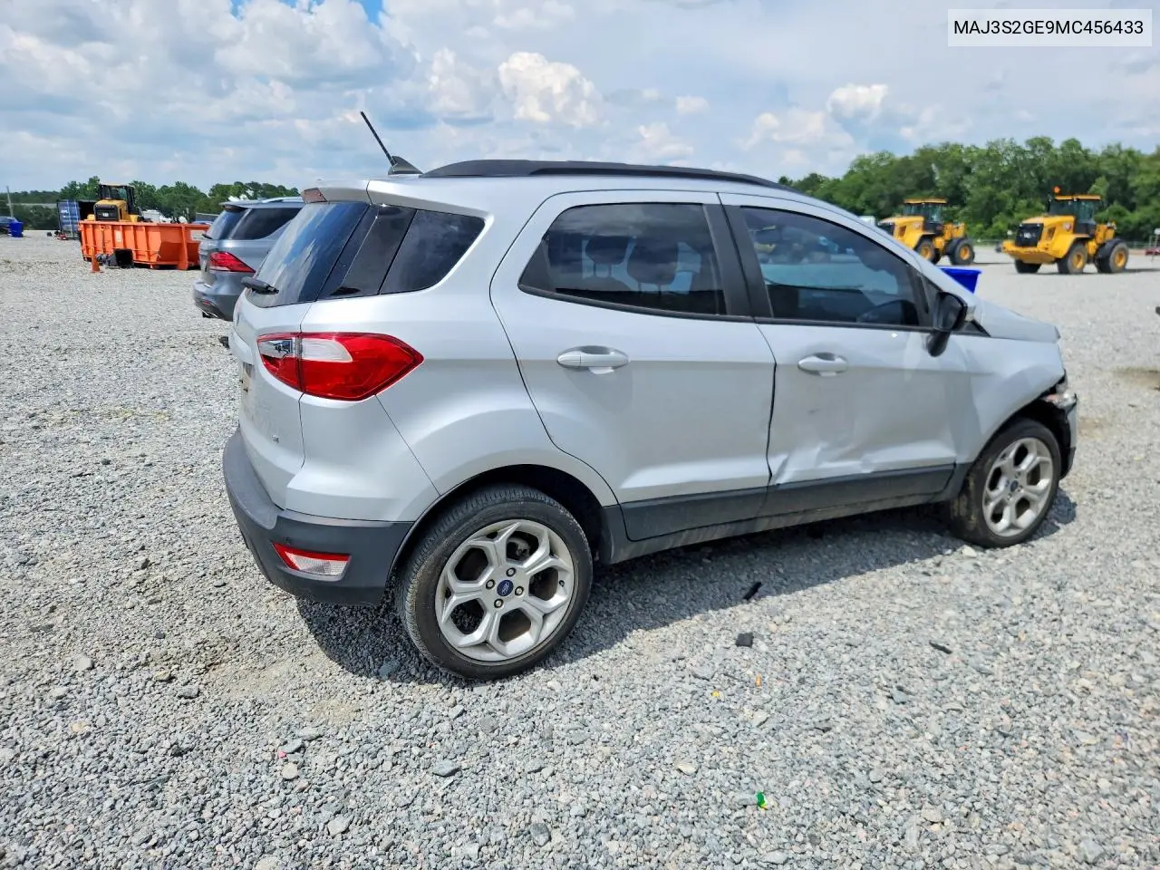 2021 Ford Ecosport Se VIN: MAJ3S2GE9MC456433 Lot: 61044206