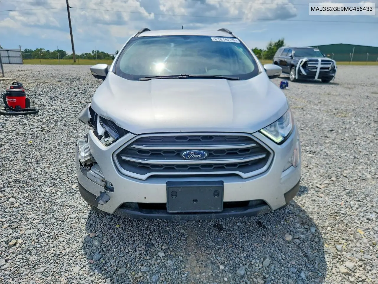 2021 Ford Ecosport Se VIN: MAJ3S2GE9MC456433 Lot: 61044206