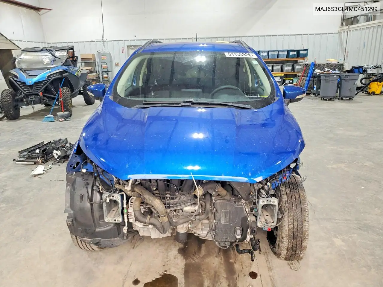 2021 Ford Ecosport Se VIN: MAJ6S3GL4MC451299 Lot: 61155926
