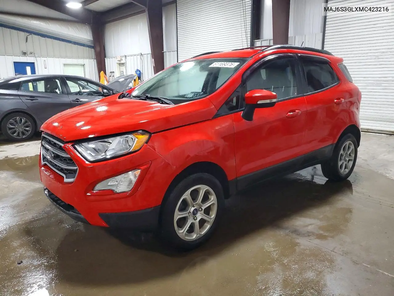 2021 Ford Ecosport Se VIN: MAJ6S3GLXMC423216 Lot: 61169376