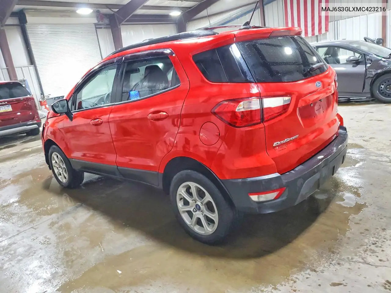 2021 Ford Ecosport Se VIN: MAJ6S3GLXMC423216 Lot: 61169376