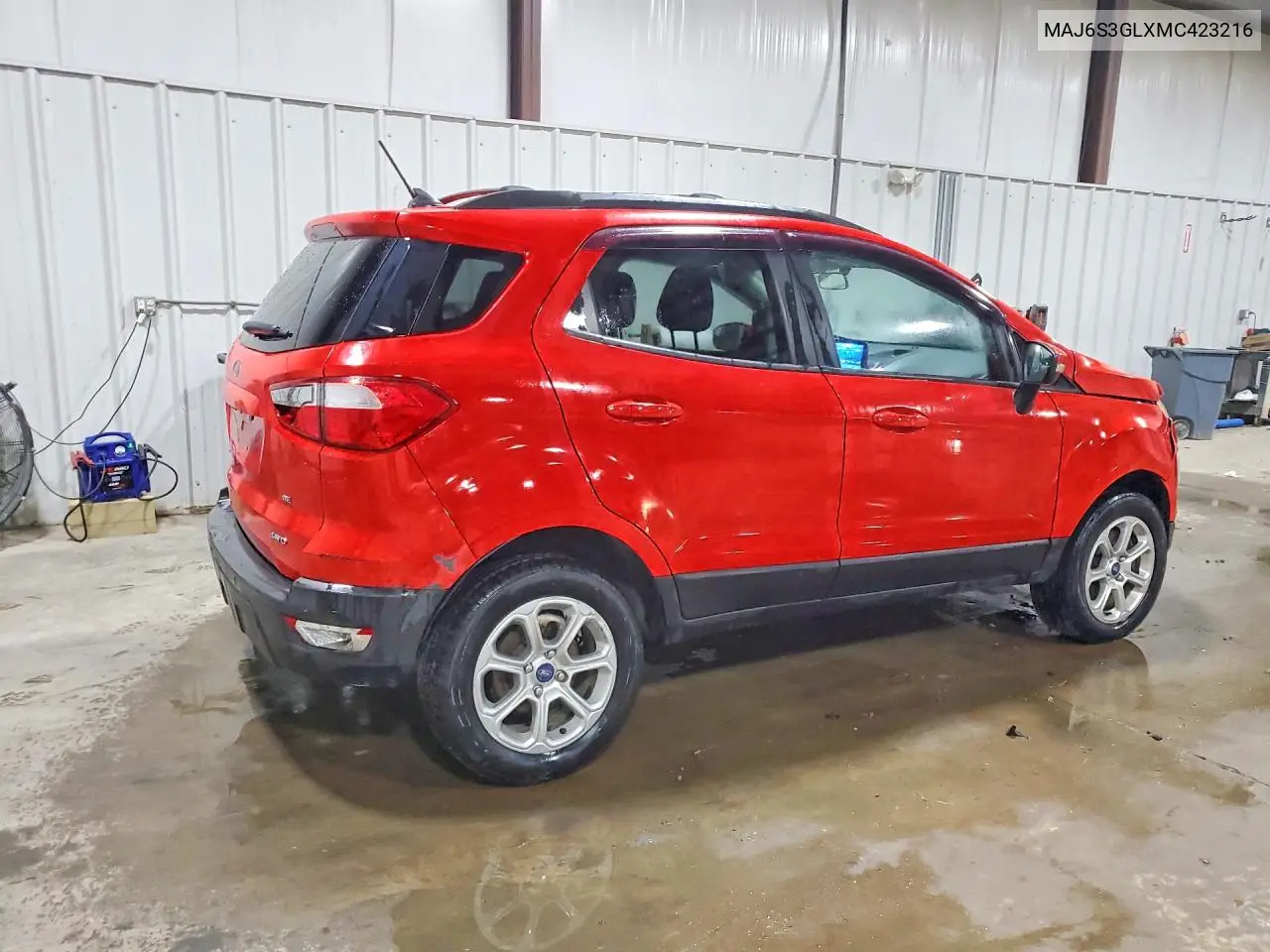 2021 Ford Ecosport Se VIN: MAJ6S3GLXMC423216 Lot: 61169376