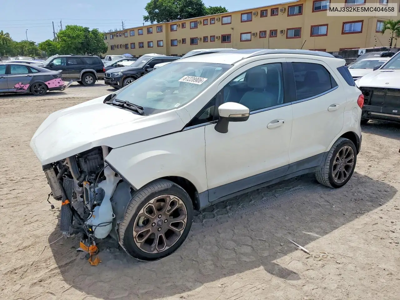 2021 Ford Ecosport Titanium VIN: MAJ3S2KE5MC404658 Lot: 61228906