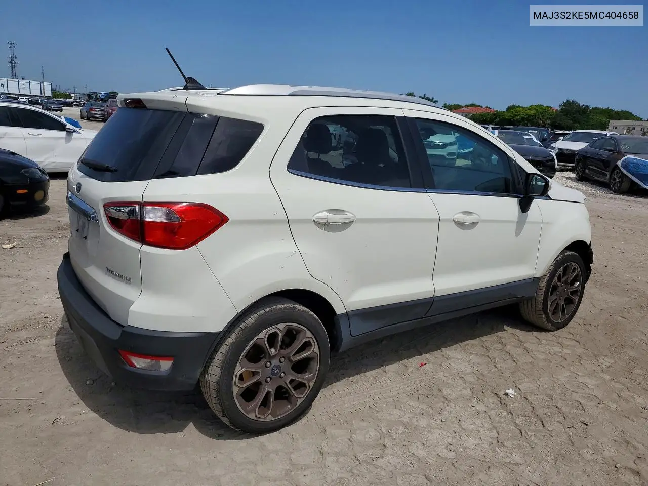 2021 Ford Ecosport Titanium VIN: MAJ3S2KE5MC404658 Lot: 61228906