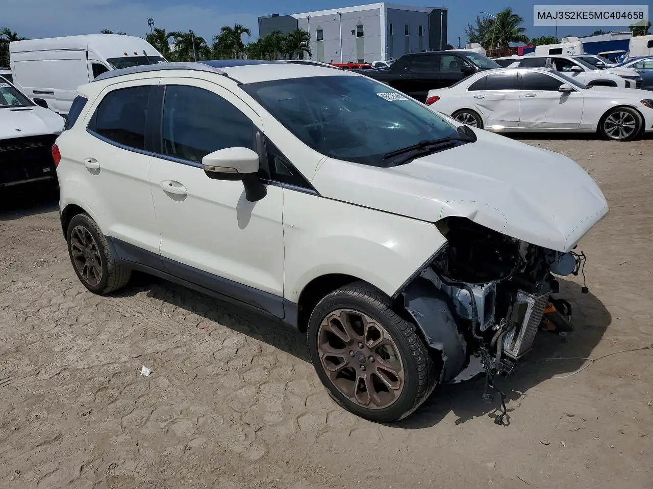 2021 Ford Ecosport Titanium VIN: MAJ3S2KE5MC404658 Lot: 61228906
