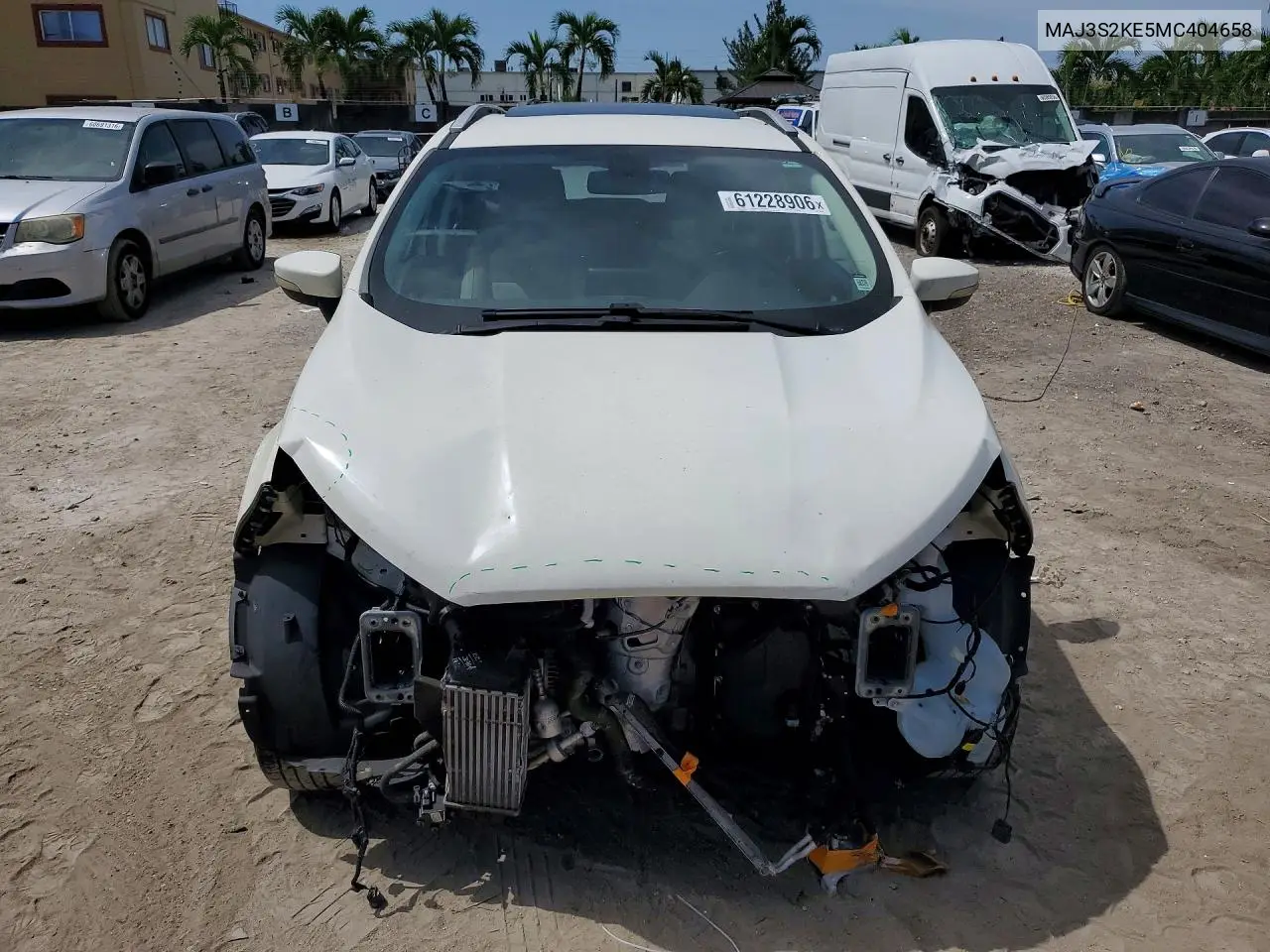 2021 Ford Ecosport Titanium VIN: MAJ3S2KE5MC404658 Lot: 61228906