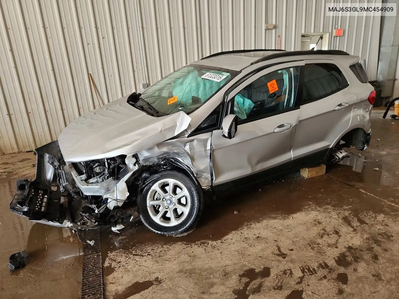 2021 Ford Ecosport Se VIN: MAJ6S3GL9MC454909 Lot: 61323316