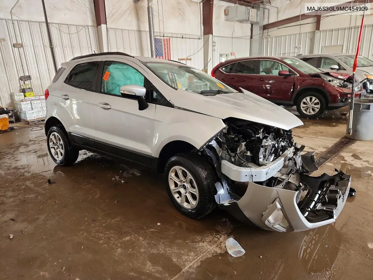 2021 Ford Ecosport Se VIN: MAJ6S3GL9MC454909 Lot: 61323316