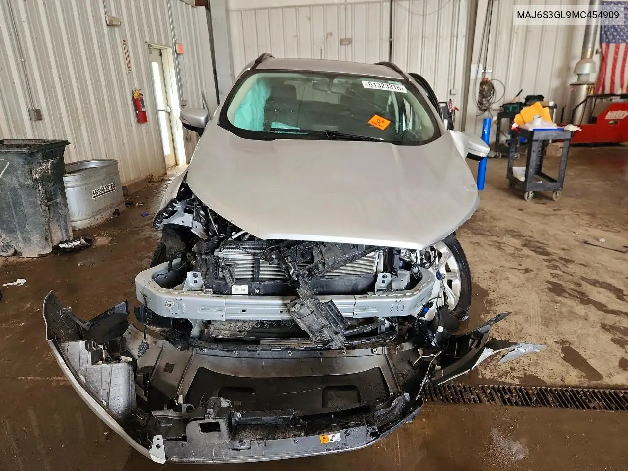 2021 Ford Ecosport Se VIN: MAJ6S3GL9MC454909 Lot: 61323316