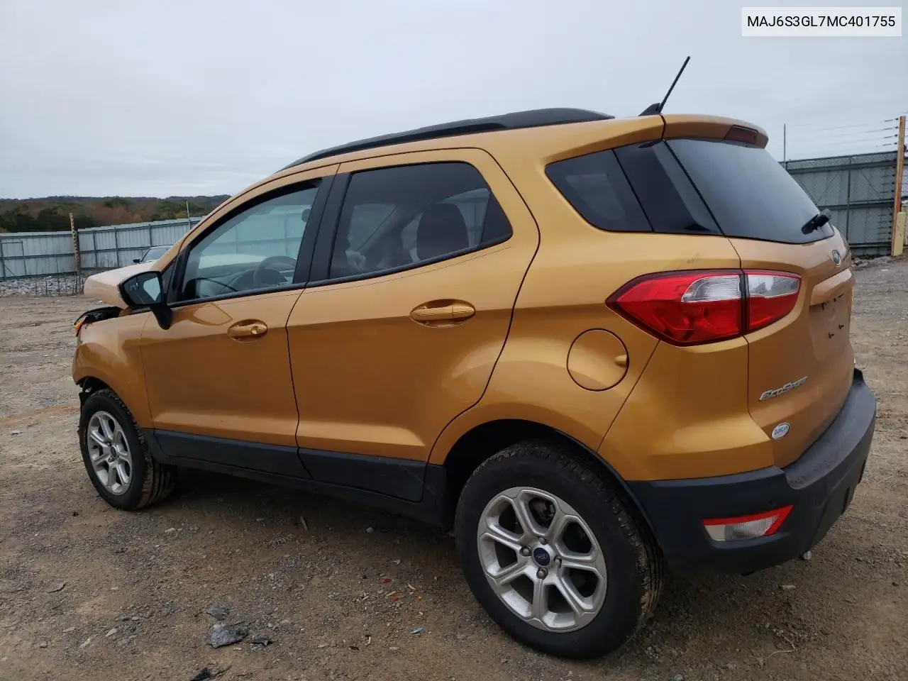 MAJ6S3GL7MC401755 2021 Ford Ecosport Se