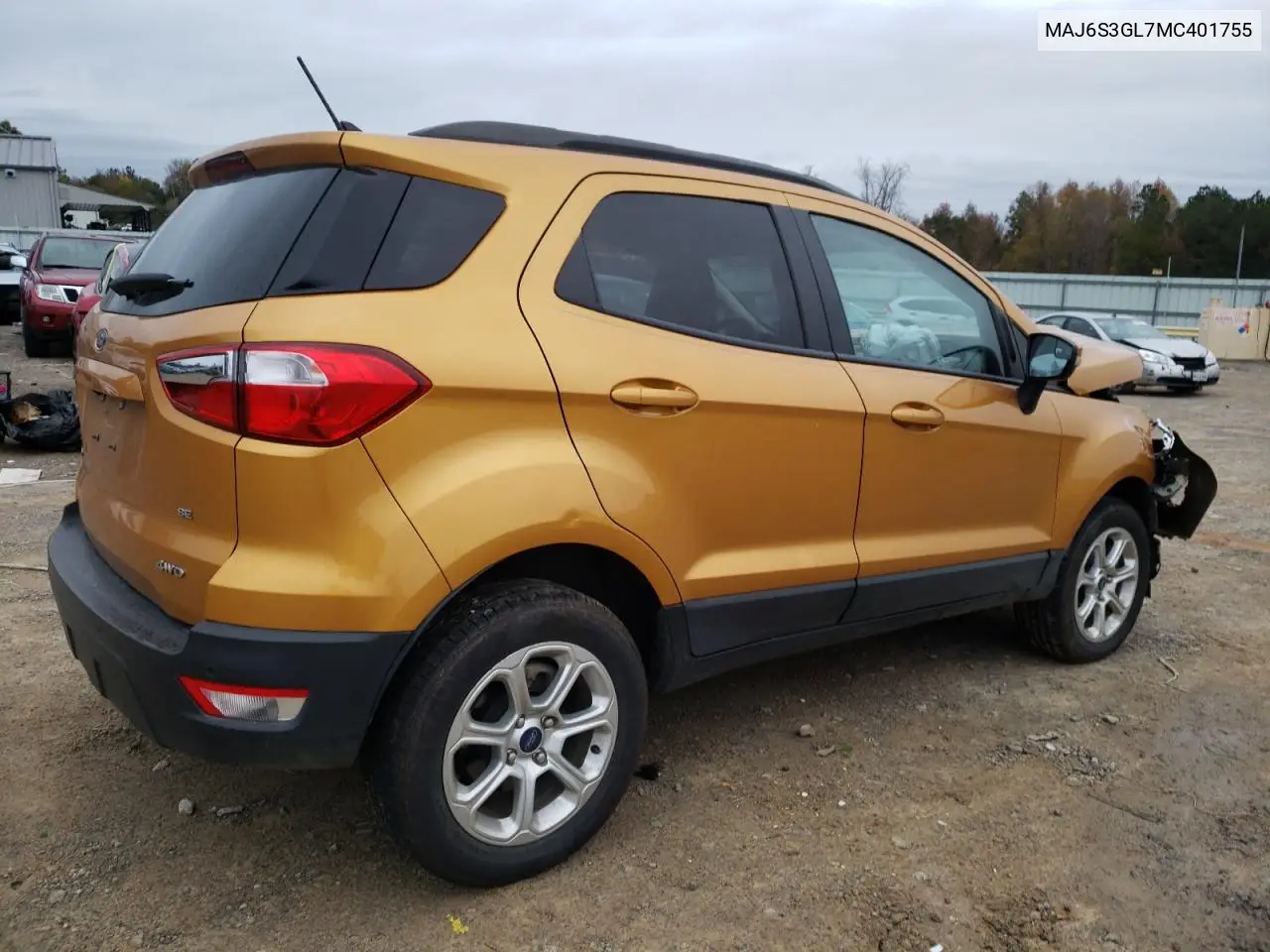 MAJ6S3GL7MC401755 2021 Ford Ecosport Se