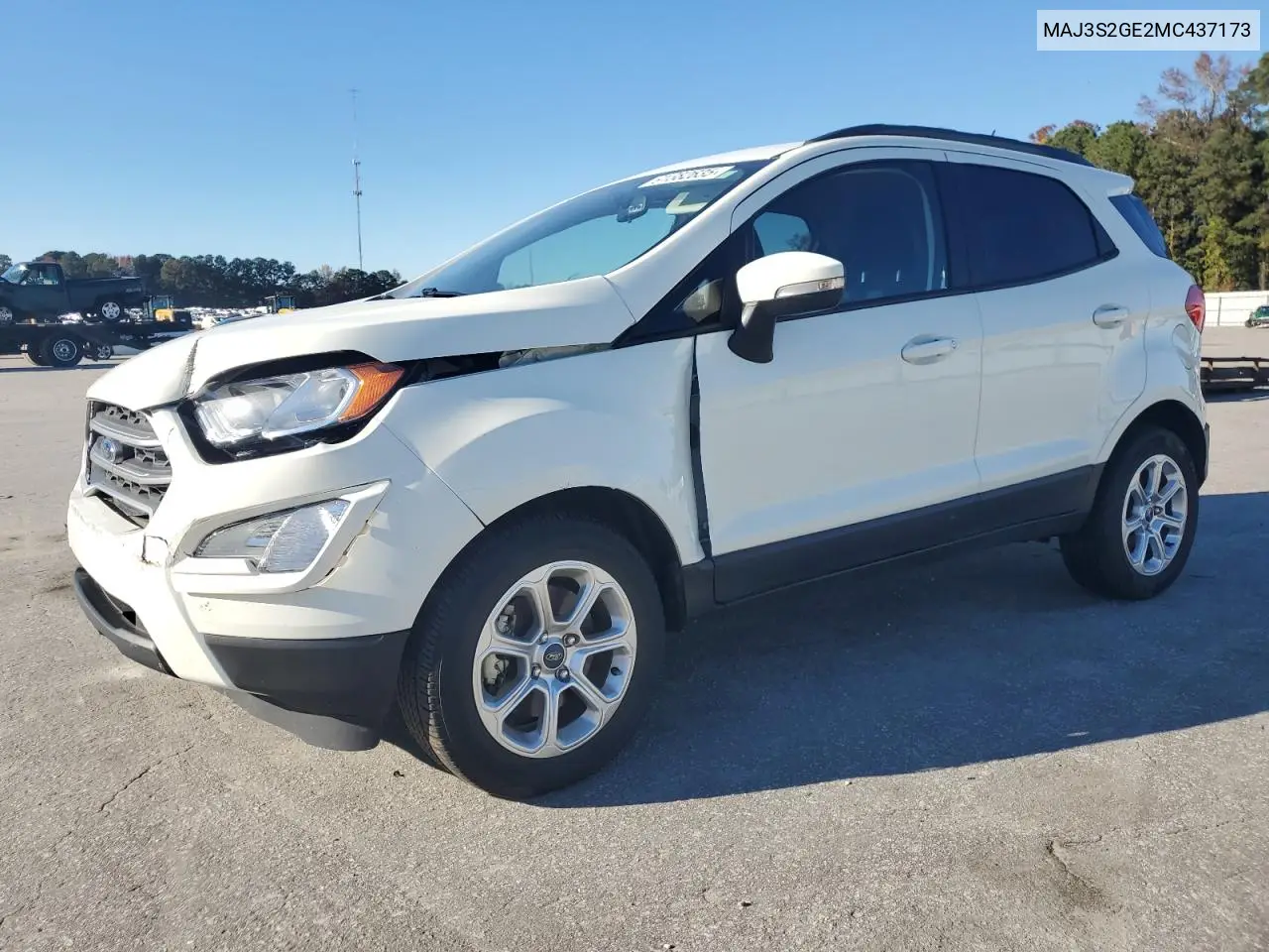 MAJ3S2GE2MC437173 2021 Ford Ecosport Se