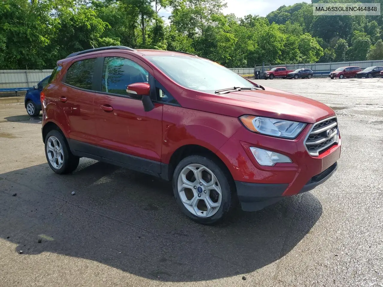 2022 Ford Ecosport VIN: MAJ6S3GL8NC464848 Lot: 55802336