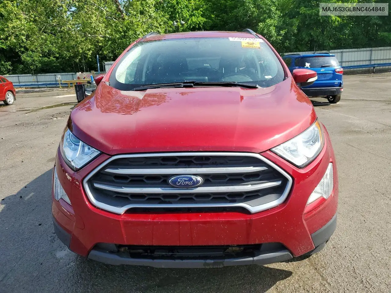 2022 Ford Ecosport VIN: MAJ6S3GL8NC464848 Lot: 55802336