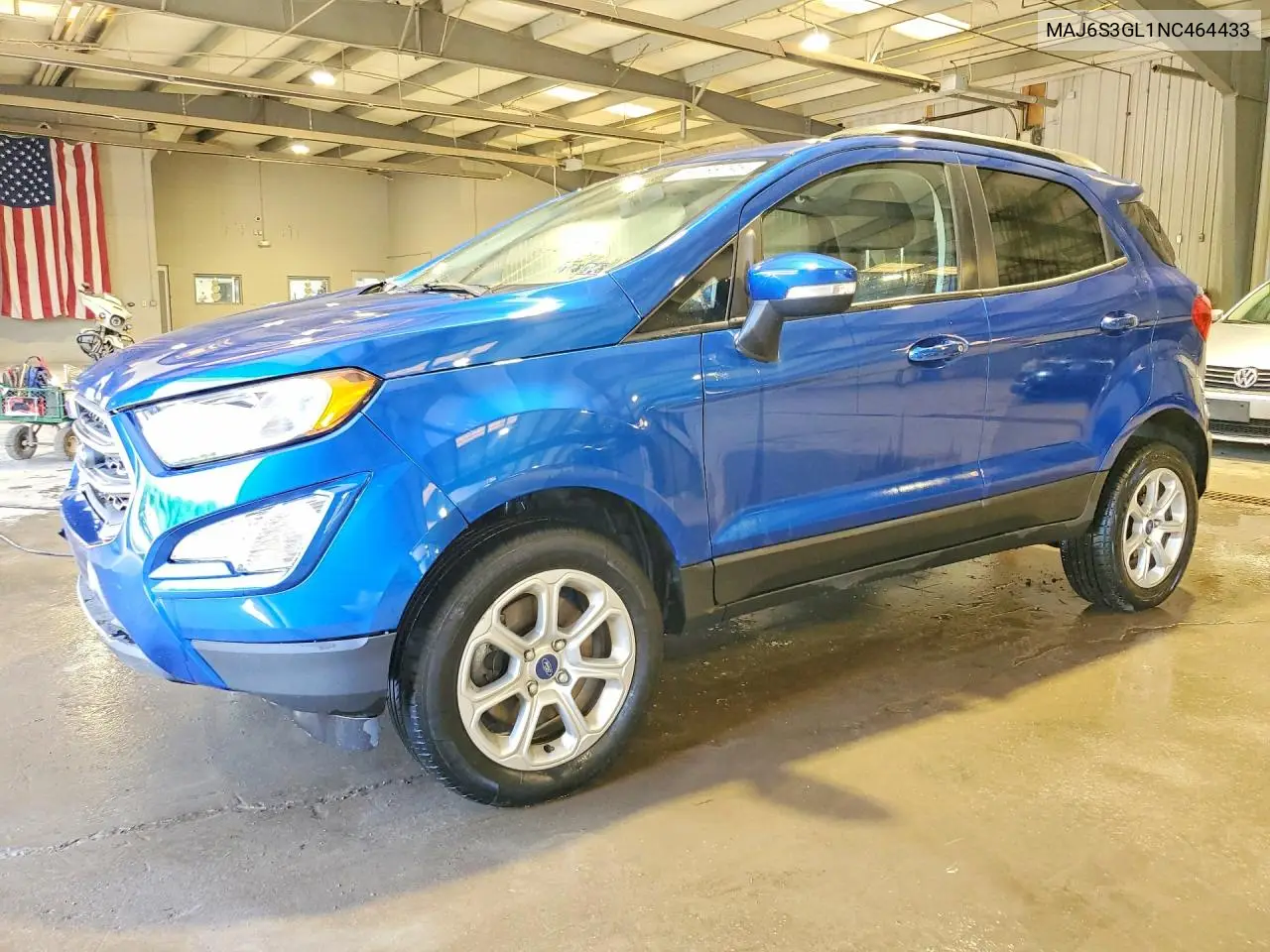2022 Ford Ecosport Se VIN: MAJ6S3GL1NC464433 Lot: 57188796