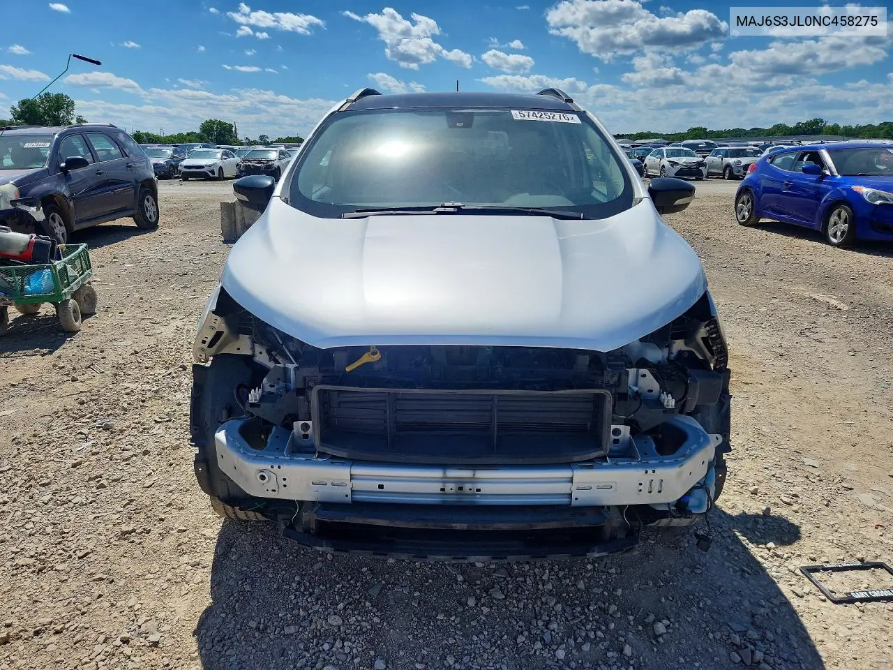 2022 Ford Ecosport Ses VIN: MAJ6S3JL0NC458275 Lot: 57425276