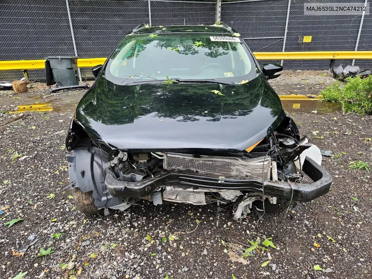 2022 Ford Ecosport Se VIN: MAJ6S3GL2NC474212 Lot: 58390066