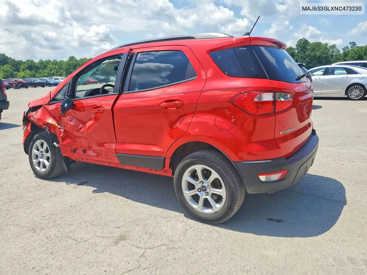 2022 Ford Ecosport Se VIN: MAJ6S3GLXNC473230 Lot: 59958576