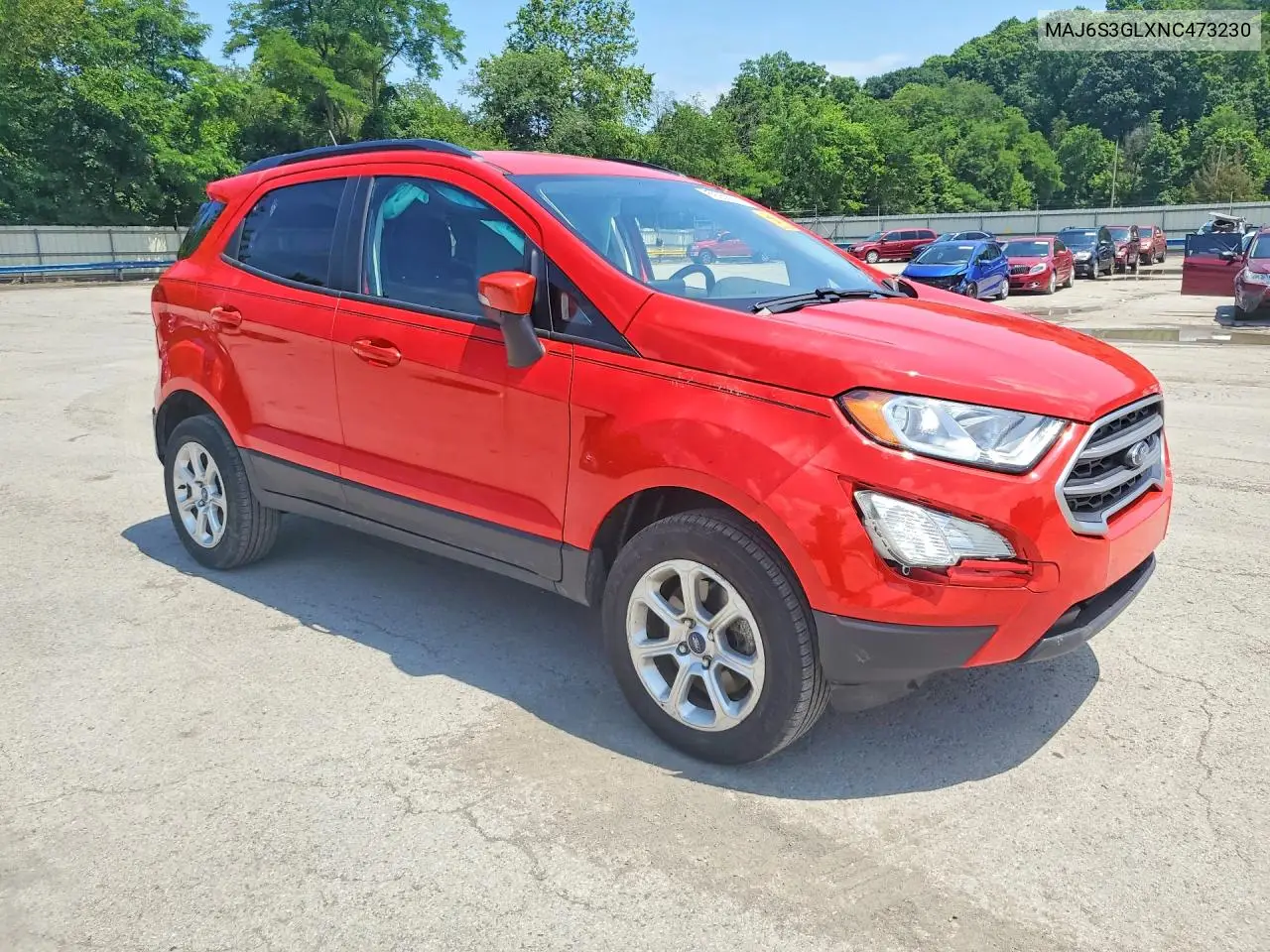 2022 Ford Ecosport Se VIN: MAJ6S3GLXNC473230 Lot: 59958576