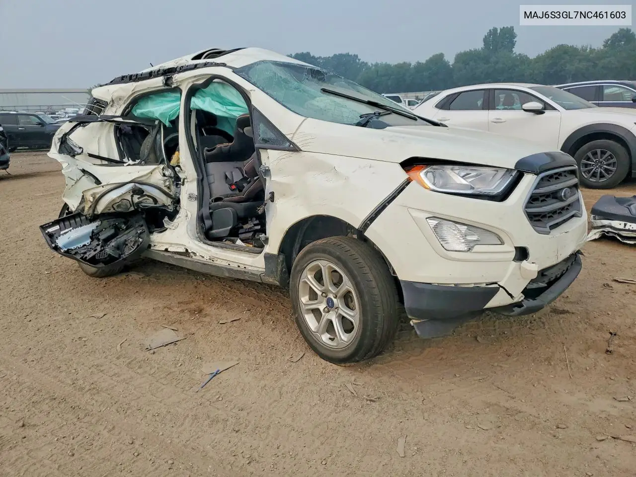 2022 Ford Ecosport Se VIN: MAJ6S3GL7NC461603 Lot: 61360666