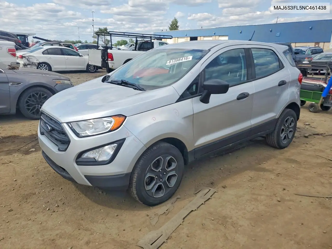 MAJ6S3FL5NC461438 2022 Ford Ecosport S