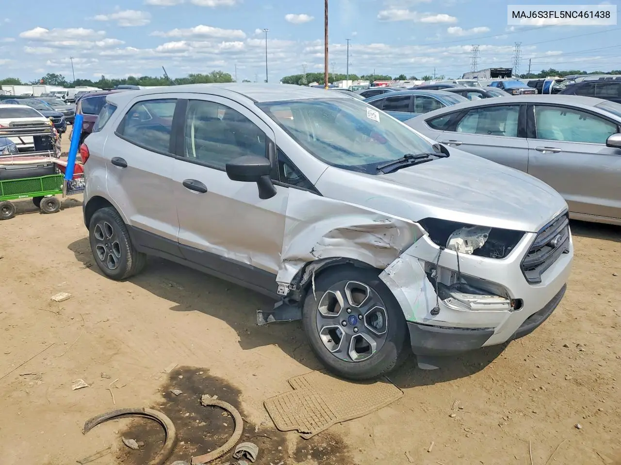 MAJ6S3FL5NC461438 2022 Ford Ecosport S