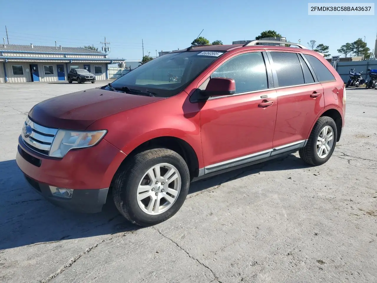 2FMDK38C58BA43637 2008 Ford Edge Sel