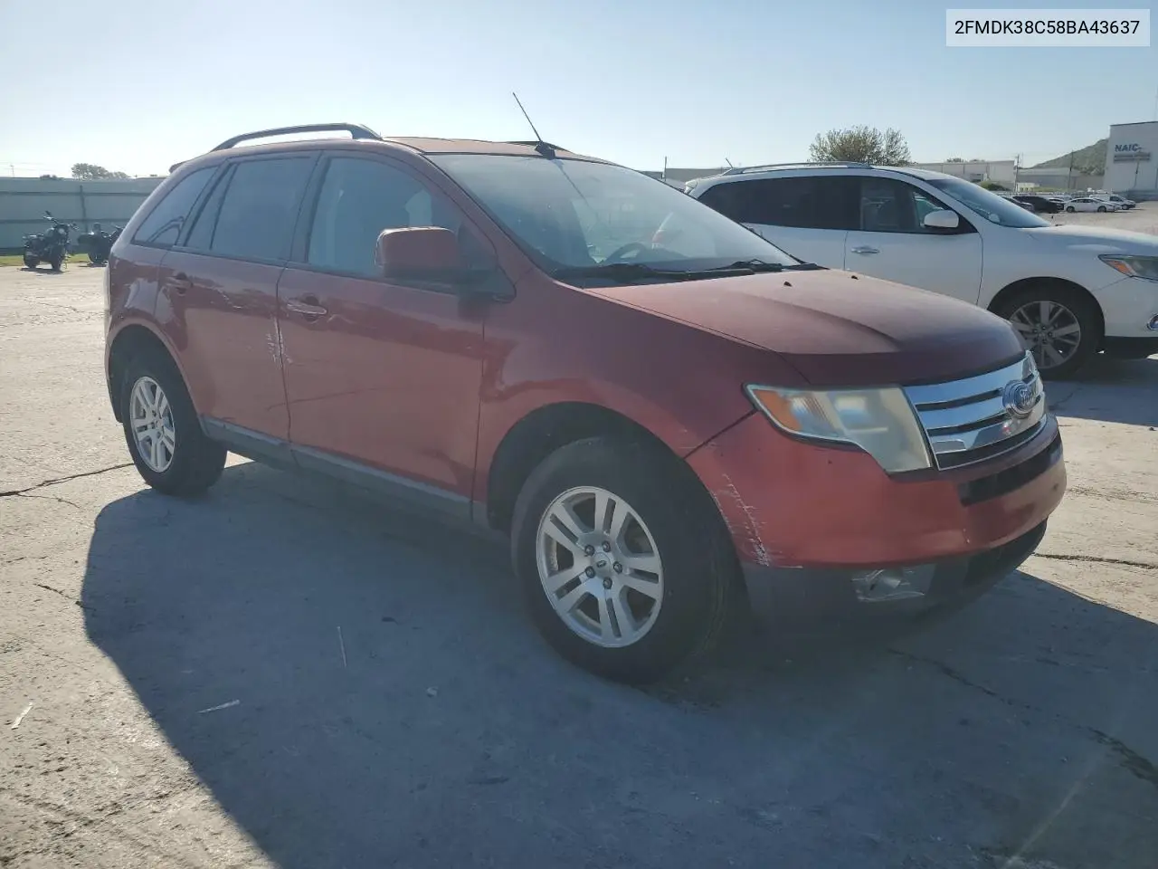 2FMDK38C58BA43637 2008 Ford Edge Sel