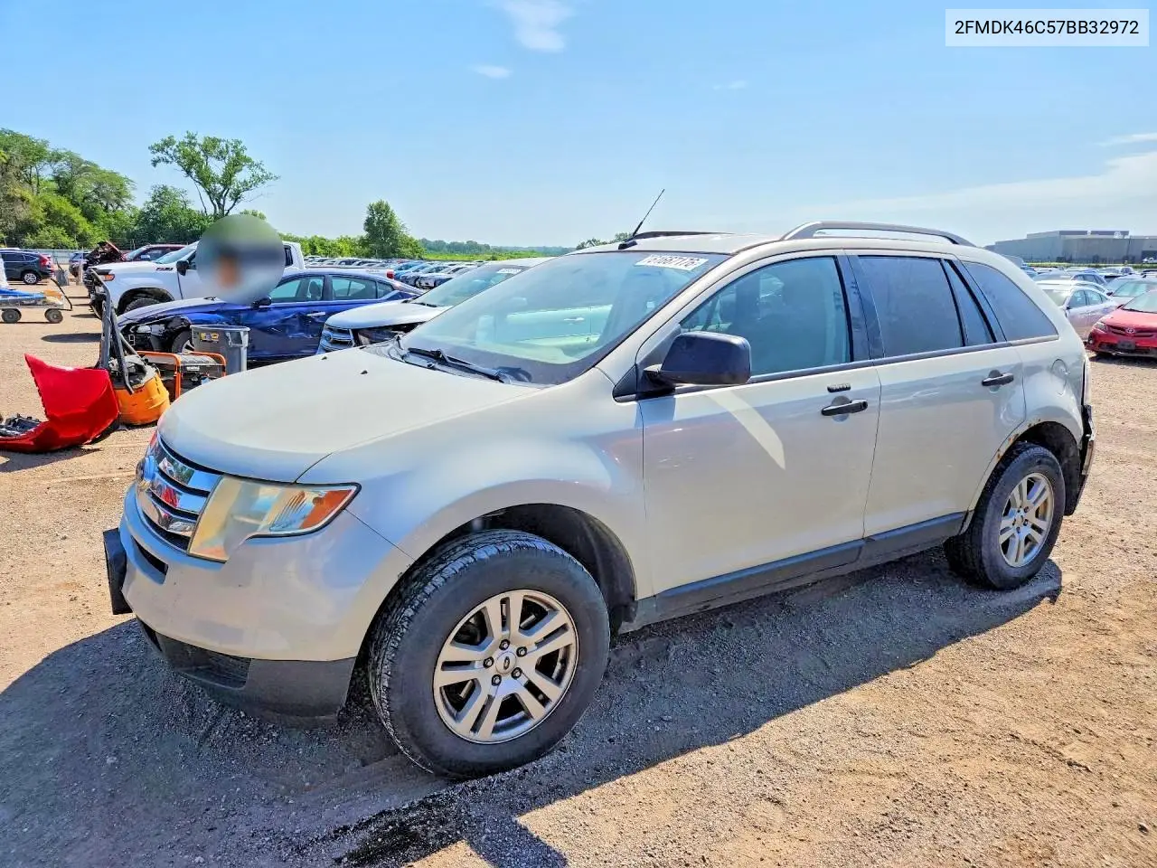 2007 Ford Edge Se VIN: 2FMDK46C57BB32972 Lot: 61667176