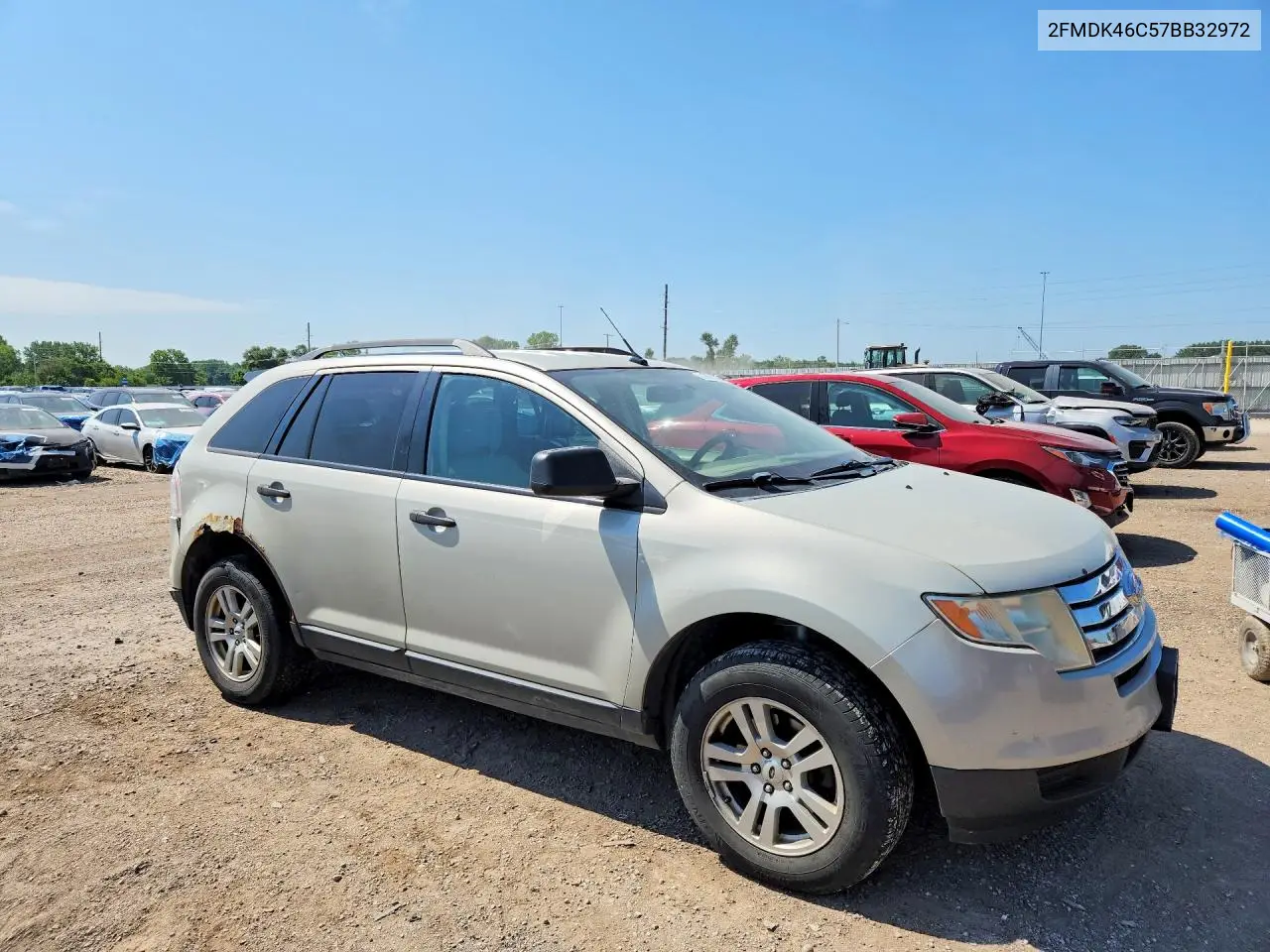 2007 Ford Edge Se VIN: 2FMDK46C57BB32972 Lot: 61667176