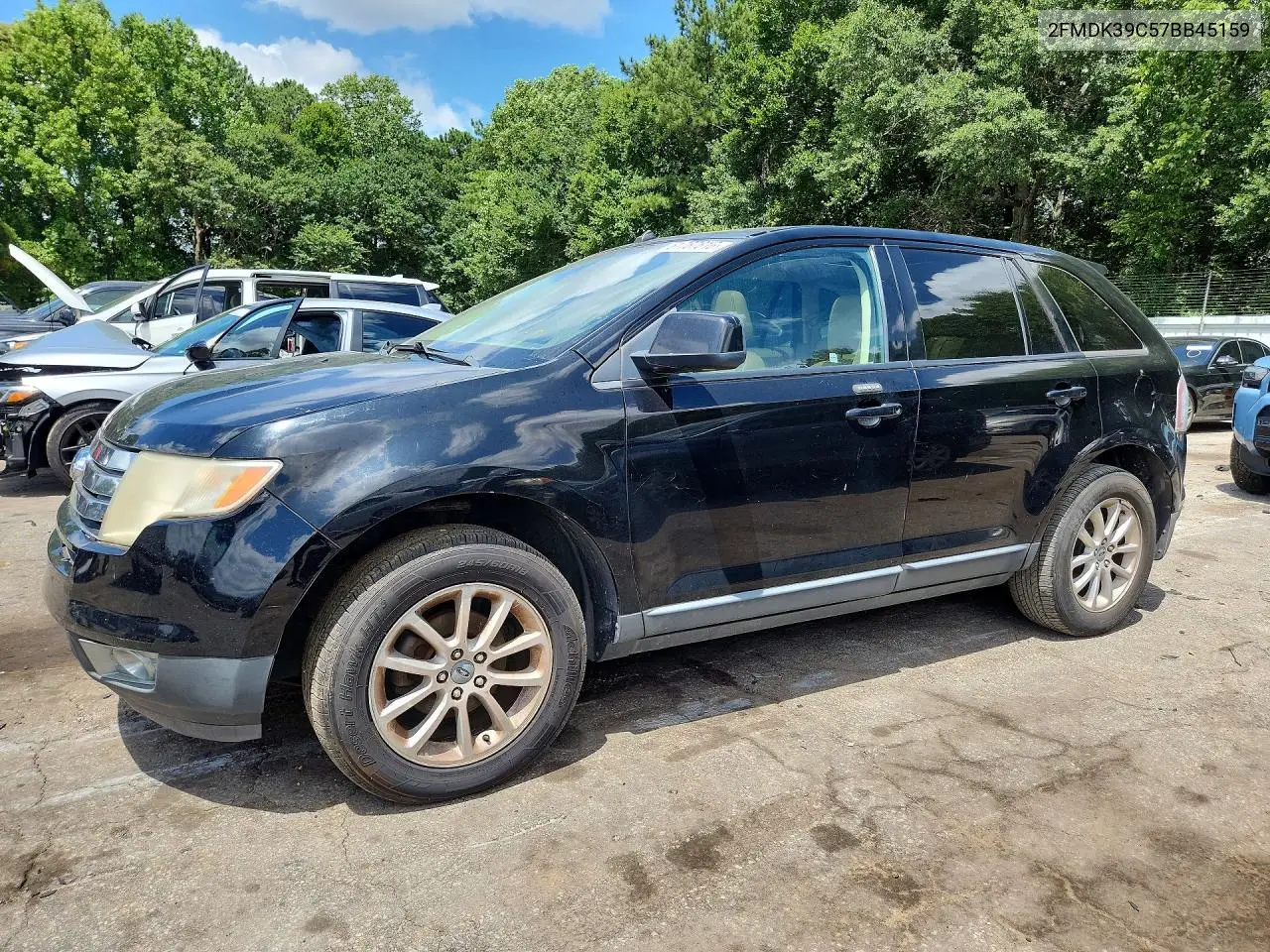 2007 Ford Edge Sel Plus VIN: 2FMDK39C57BB45159 Lot: 61767816