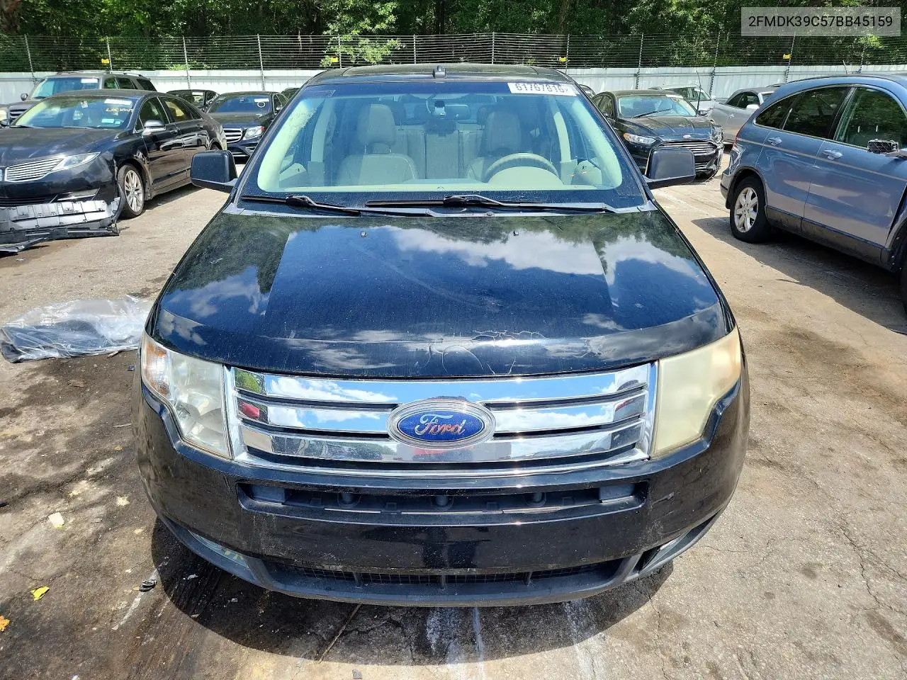 2007 Ford Edge Sel Plus VIN: 2FMDK39C57BB45159 Lot: 61767816