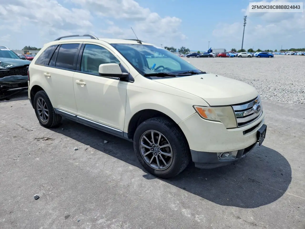 2008 Ford Edge Sel VIN: 2FMDK38C88BB24843 Lot: 62119356