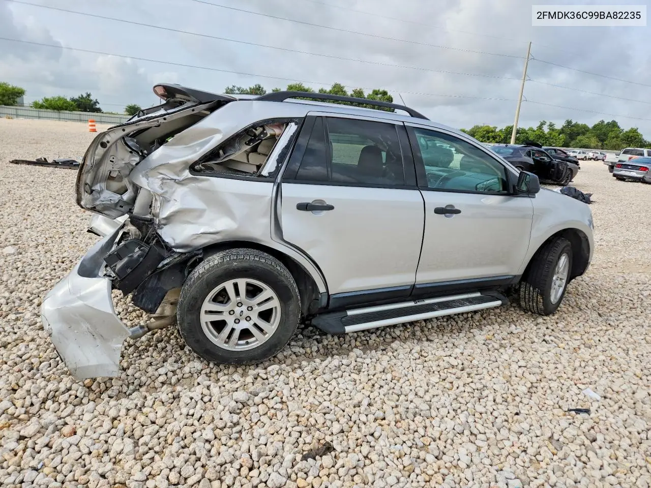 2009 Ford Edge Se VIN: 2FMDK36C99BA82235 Lot: 61547536
