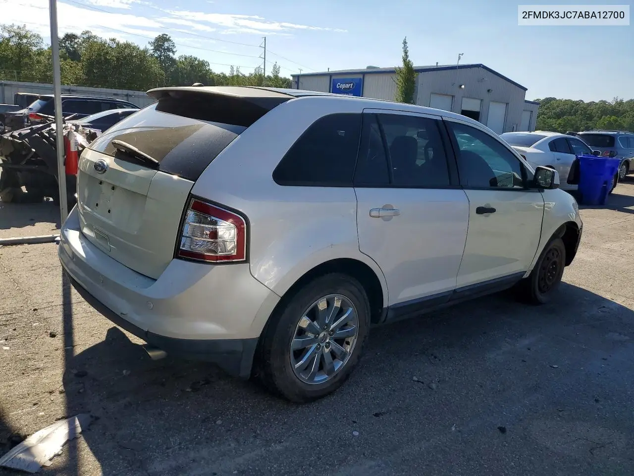 2010 Ford Edge Sel VIN: 2FMDK3JC7ABA12700 Lot: 59310006