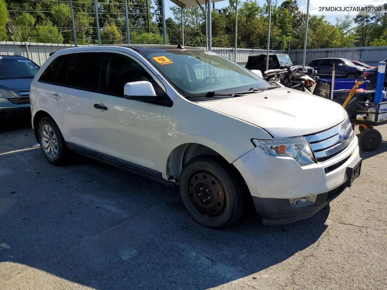 2010 Ford Edge Sel VIN: 2FMDK3JC7ABA12700 Lot: 59310006