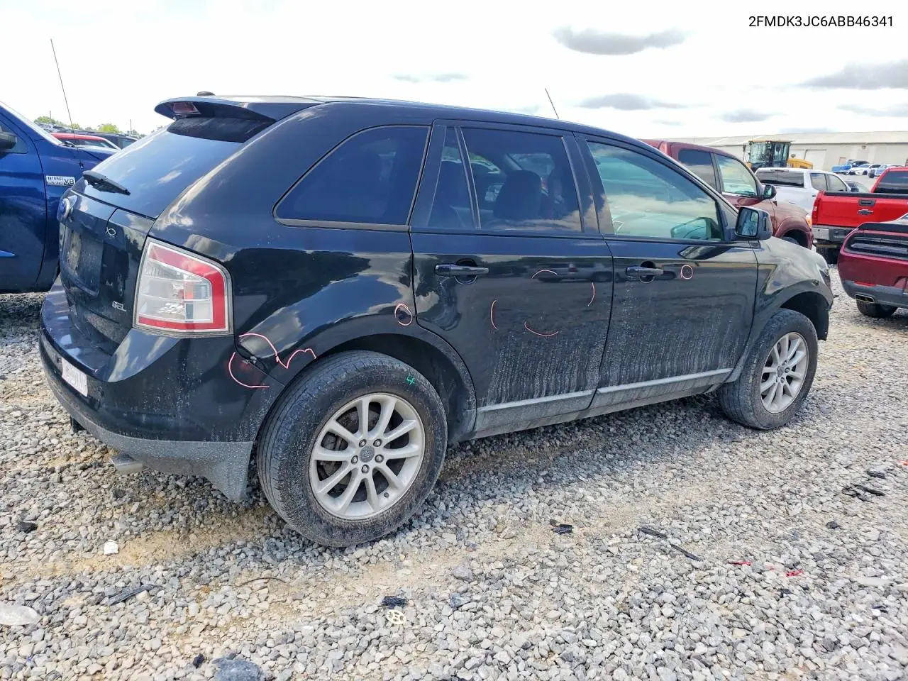 2010 Ford Edge Sel VIN: 2FMDK3JC6ABB46341 Lot: 61324136