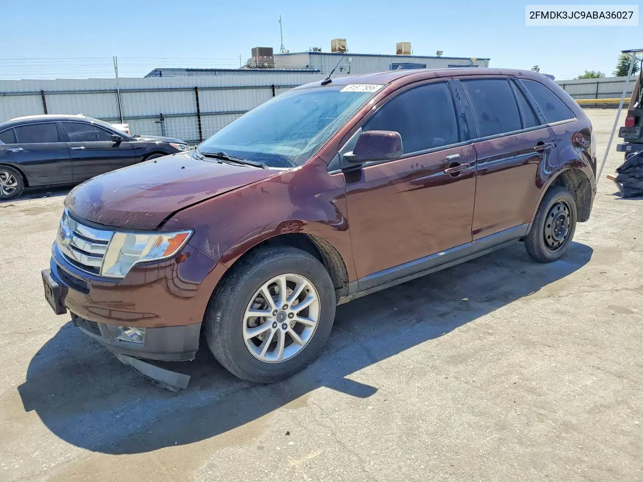 2010 Ford Edge Sel VIN: 2FMDK3JC9ABA36027 Lot: 61877956
