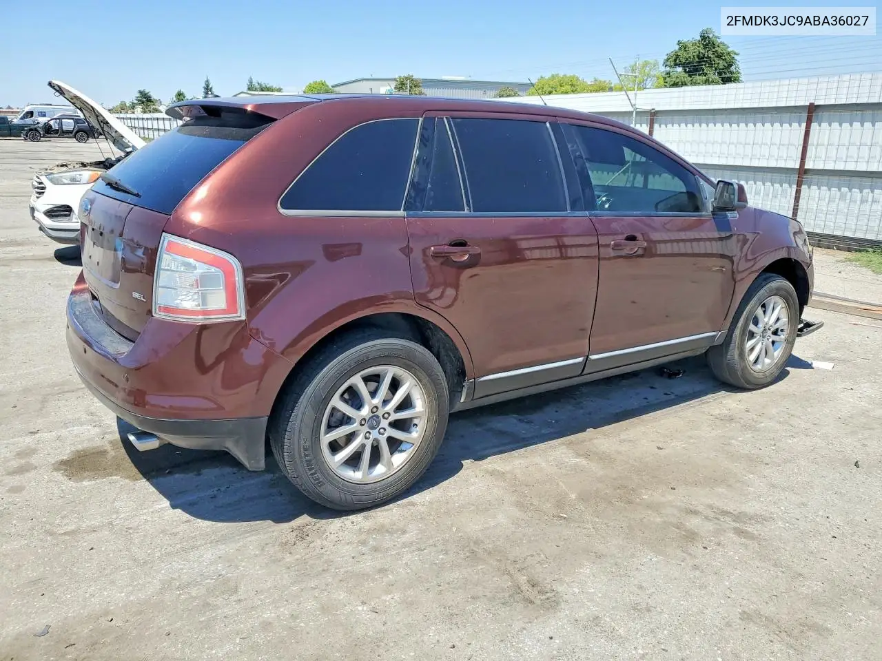 2010 Ford Edge Sel VIN: 2FMDK3JC9ABA36027 Lot: 61877956