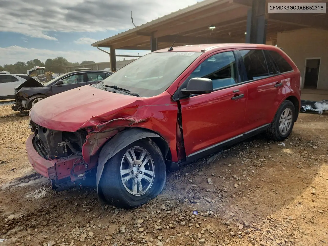 2FMDK3GC9ABB52318 2010 Ford Edge Se