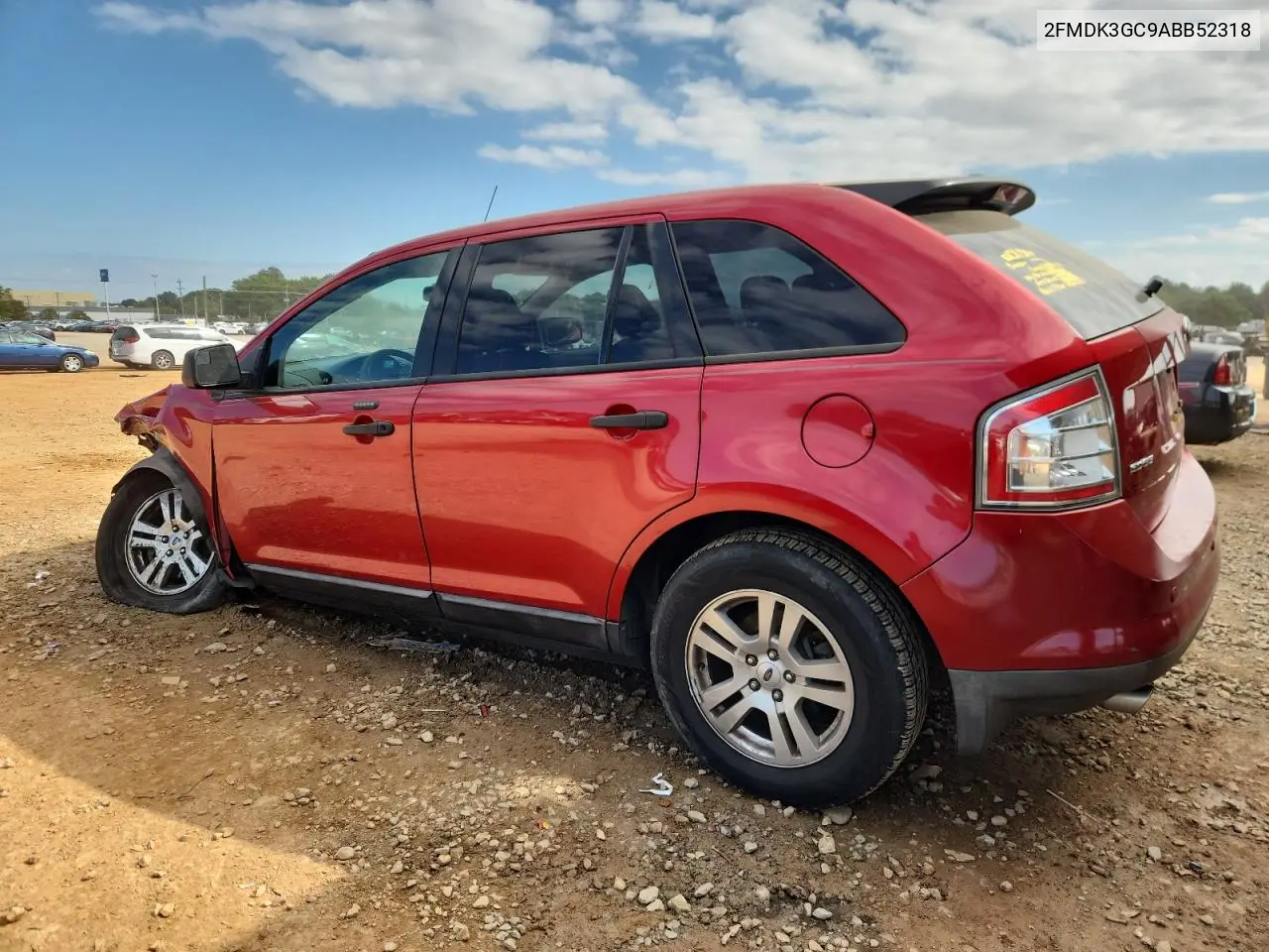 2FMDK3GC9ABB52318 2010 Ford Edge Se