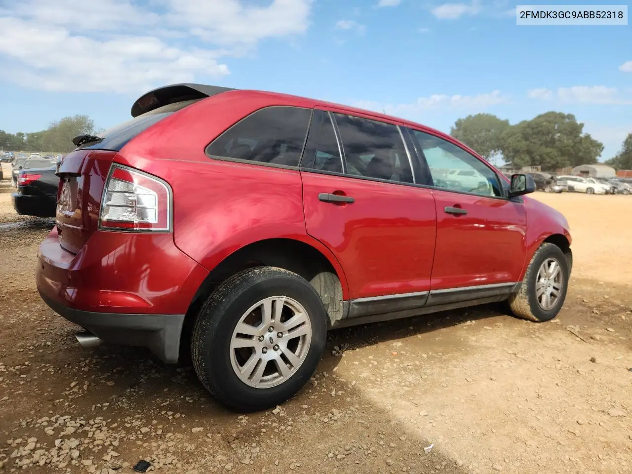 2FMDK3GC9ABB52318 2010 Ford Edge Se