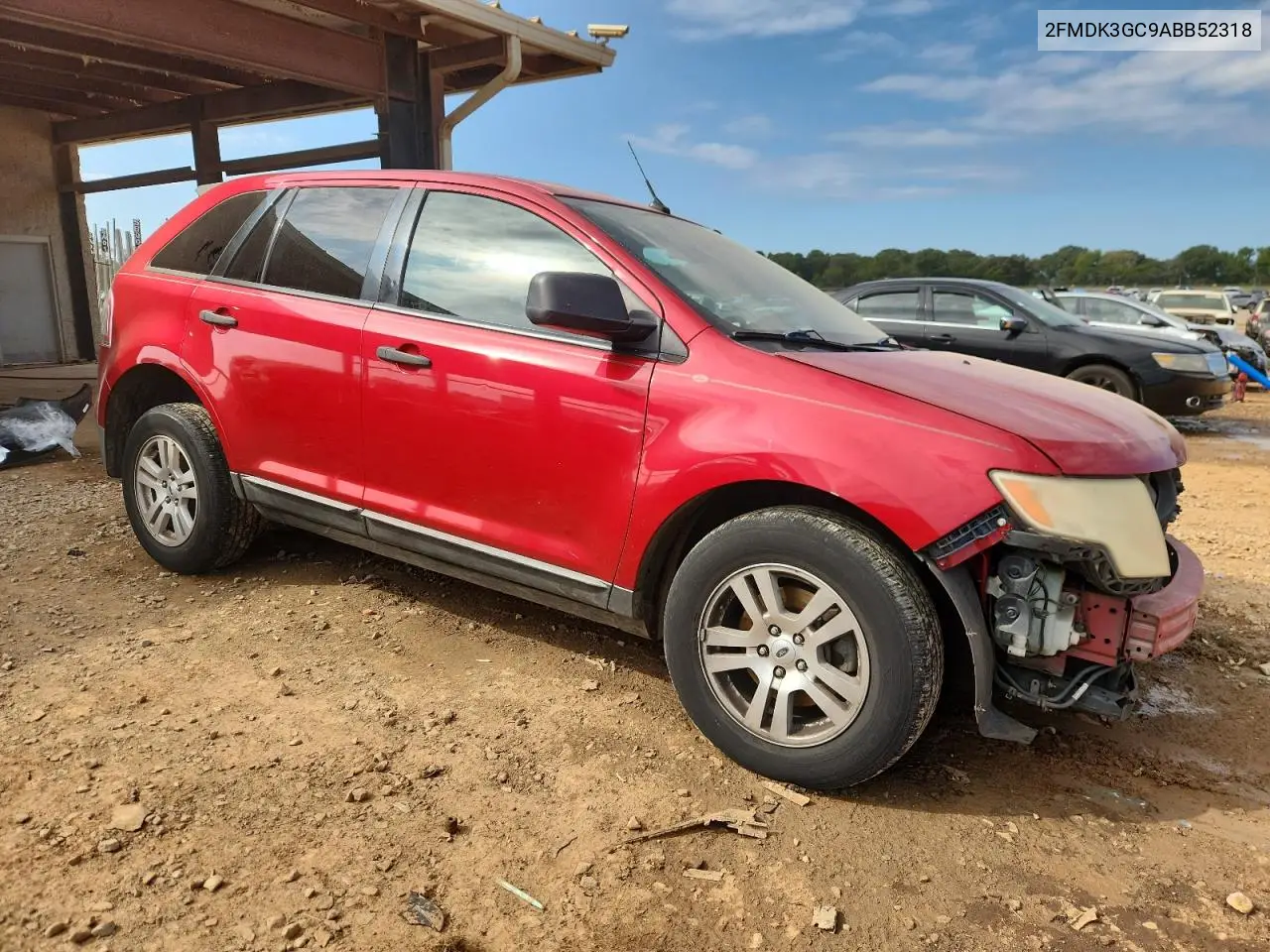 2FMDK3GC9ABB52318 2010 Ford Edge Se
