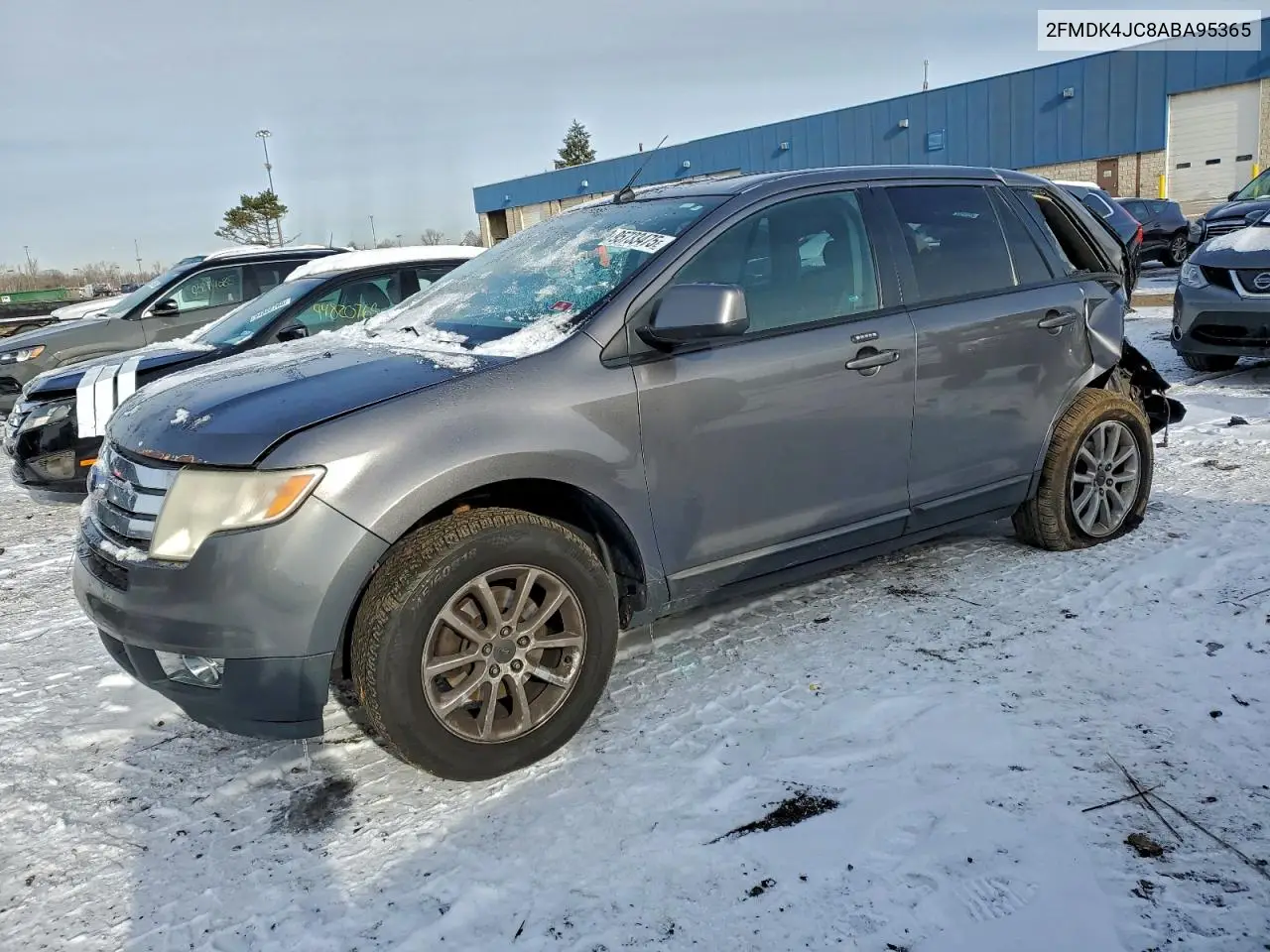 2FMDK4JC8ABA95365 2010 Ford Edge Sel