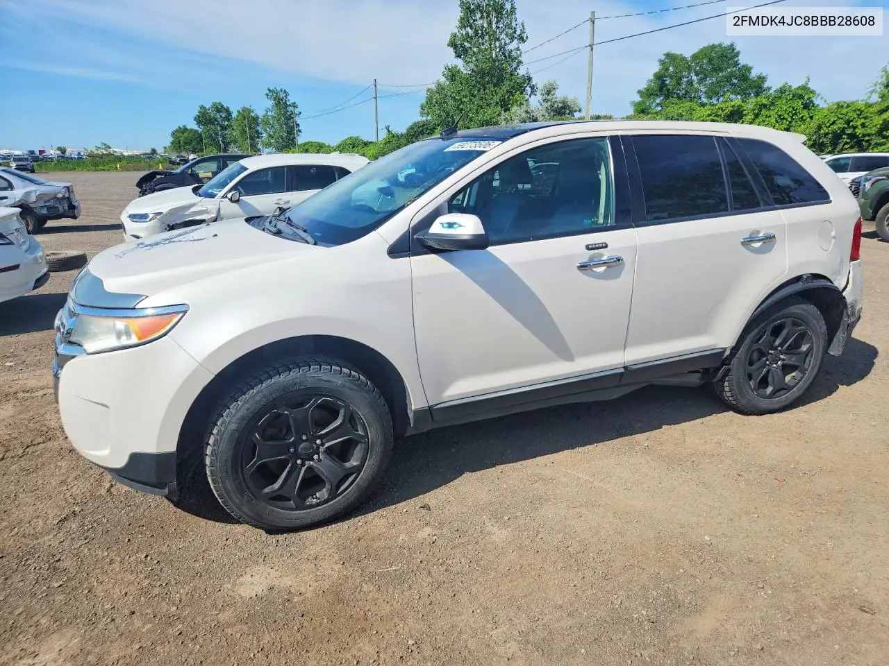 2011 Ford Edge Sel VIN: 2FMDK4JC8BBB28608 Lot: 59273506
