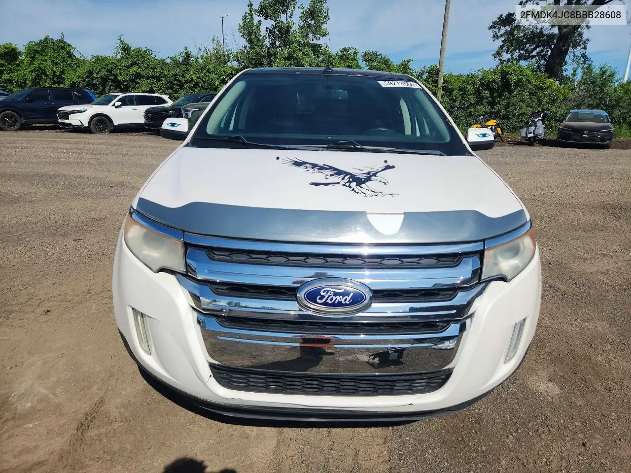 2011 Ford Edge Sel VIN: 2FMDK4JC8BBB28608 Lot: 59273506
