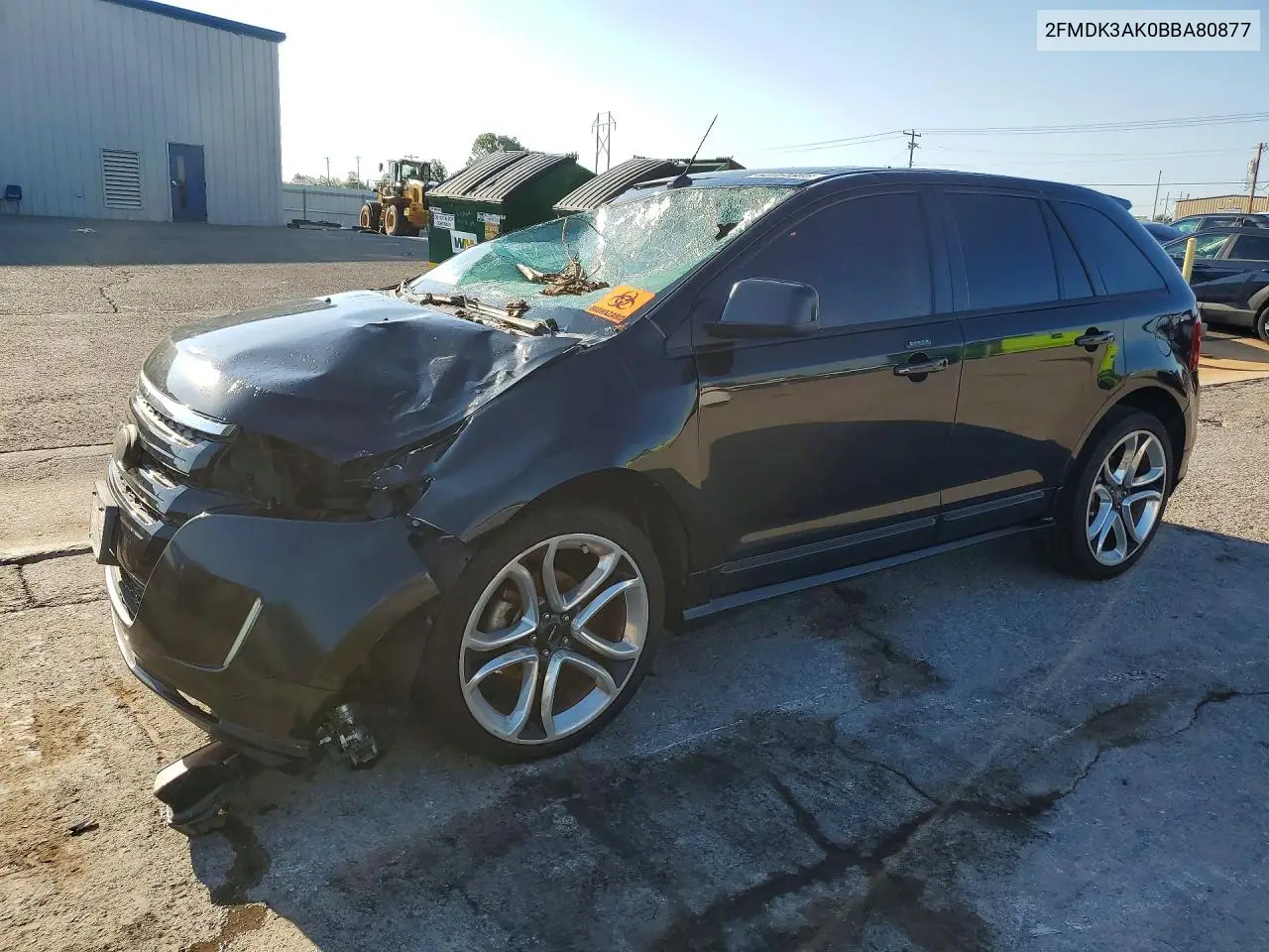 2011 Ford Edge Sport VIN: 2FMDK3AK0BBA80877 Lot: 60051806