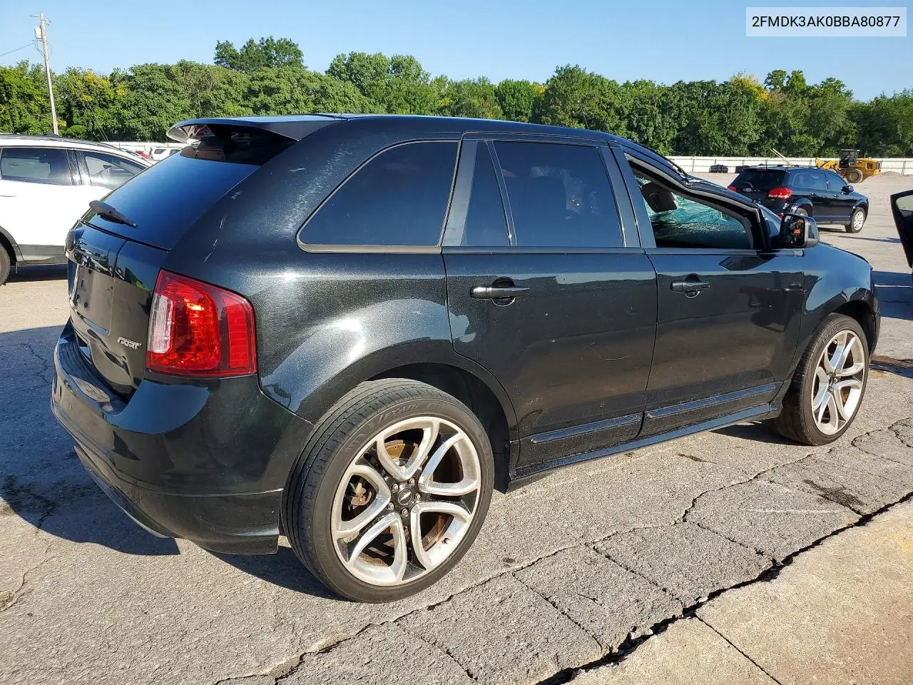 2011 Ford Edge Sport VIN: 2FMDK3AK0BBA80877 Lot: 60051806