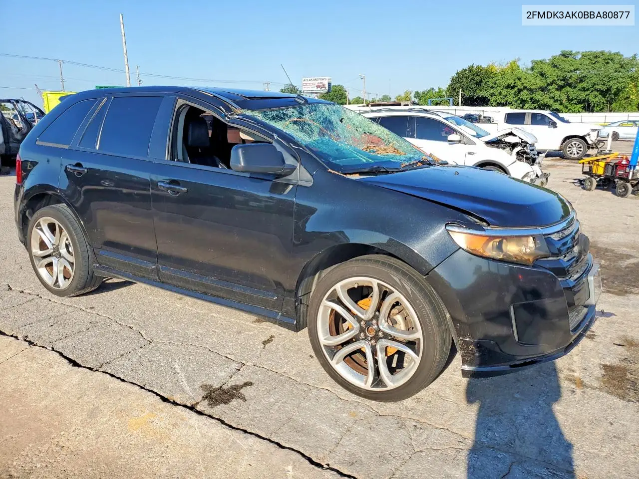 2011 Ford Edge Sport VIN: 2FMDK3AK0BBA80877 Lot: 60051806