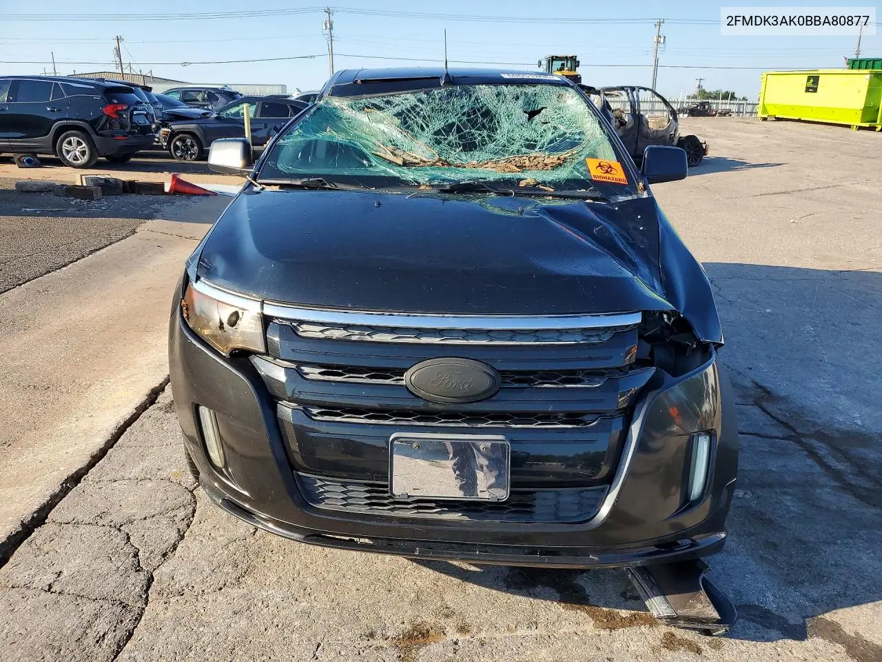2011 Ford Edge Sport VIN: 2FMDK3AK0BBA80877 Lot: 60051806